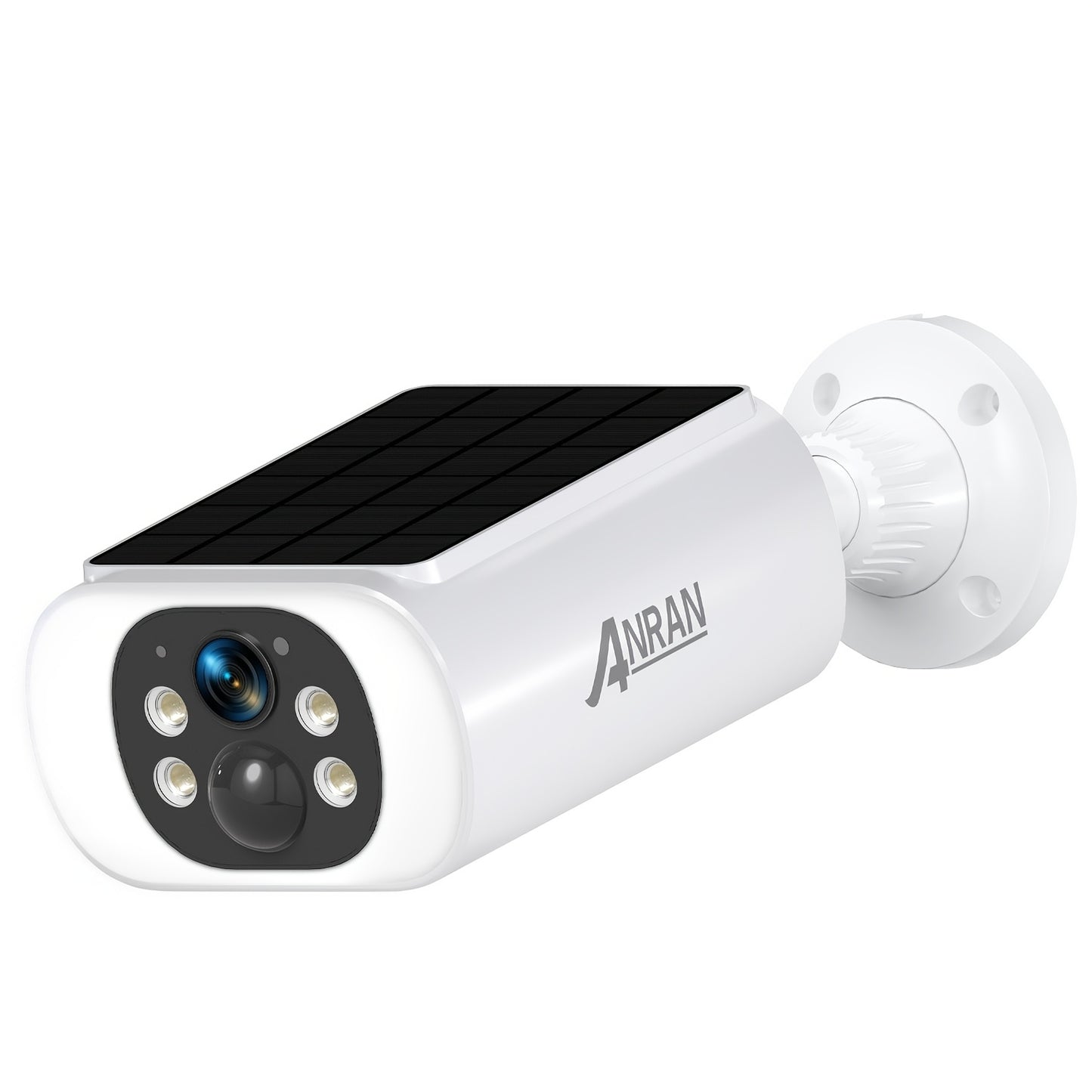 Caméra solaire ANRAN 3MP sans fil - Vision nocturne couleur & Alexa