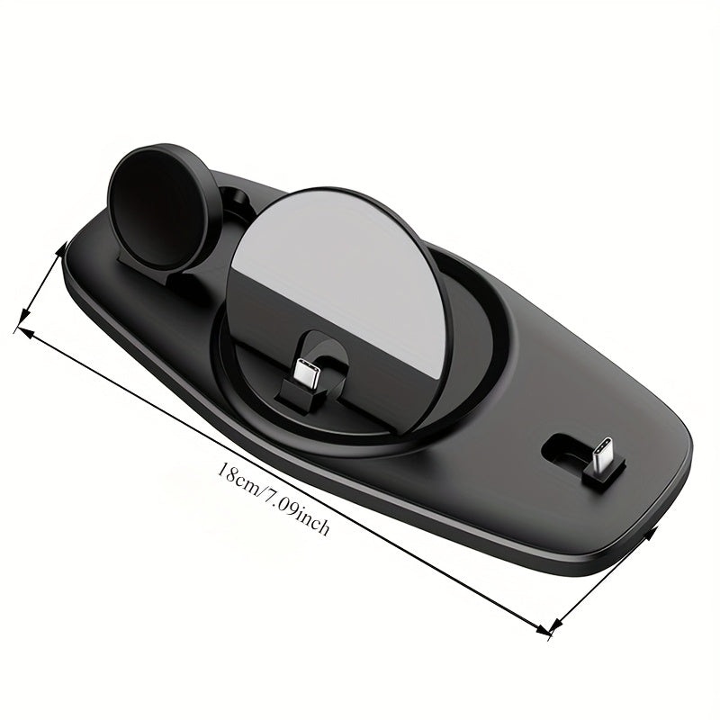 Station de Charge Pliable Portable USB-C - Compatible Samsung Galaxy S25 S24 Ultra Watch 6 5 Pro Noir
