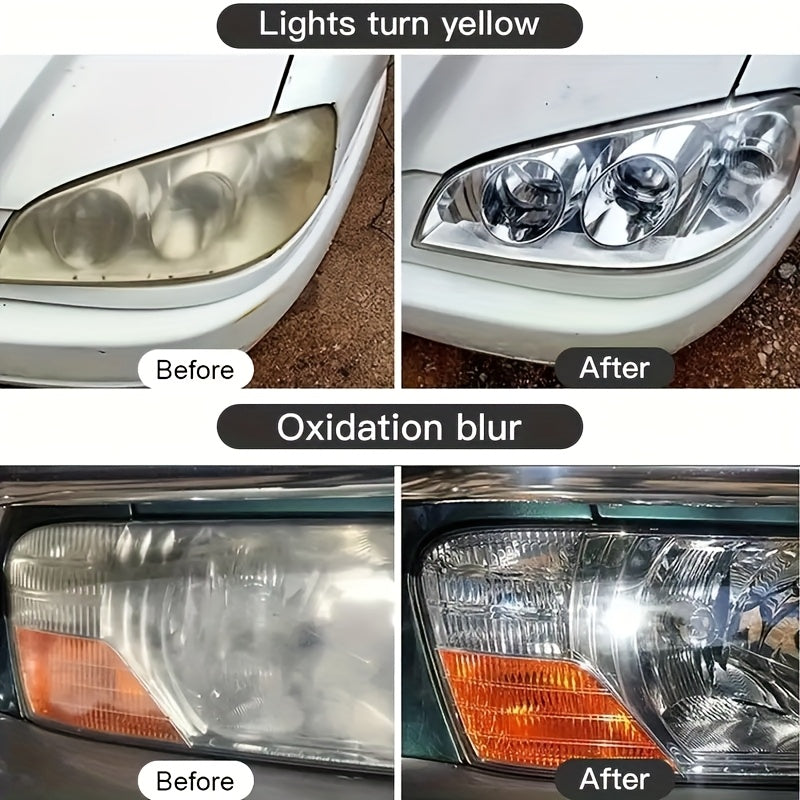 Crème restauration phares voiture 50g - Anti-oxydation, jaunissement & rayures