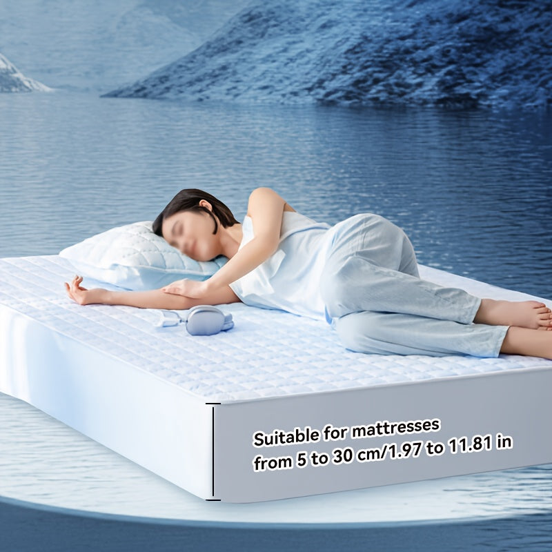 Protege-Matelas Impermeable Matelasse - Lavable en Machine, Ultra-Doux, Epais, 4 Coloris, 90x200 a 200x220cm