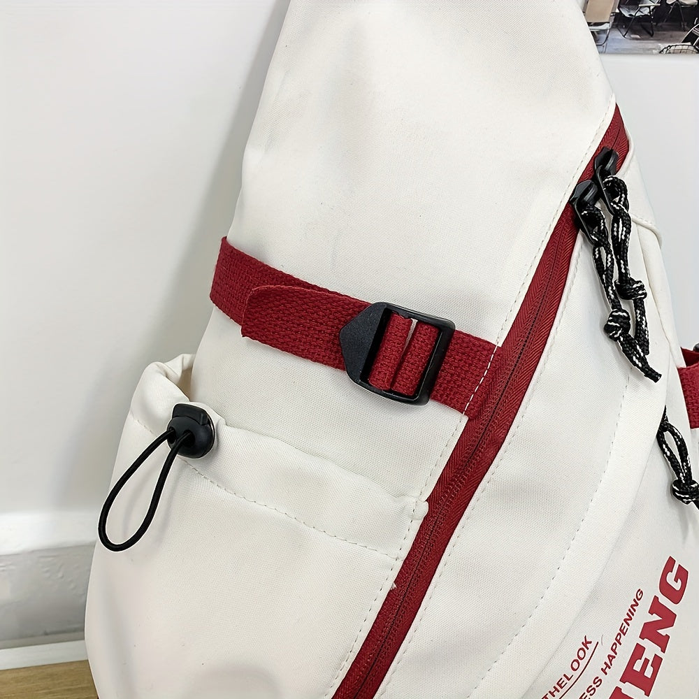 Sac Bandoulière Homme Grande Capacité – Nylon, Bandoulière Réglable 1,2m, 4 Coloris