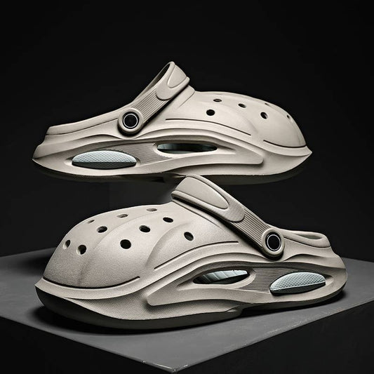 Sandales EVA Ajourees Unisexe - Respirantes, Impermeables, Talon Plat 3cm, 4 Coloris, Pointures 40-45