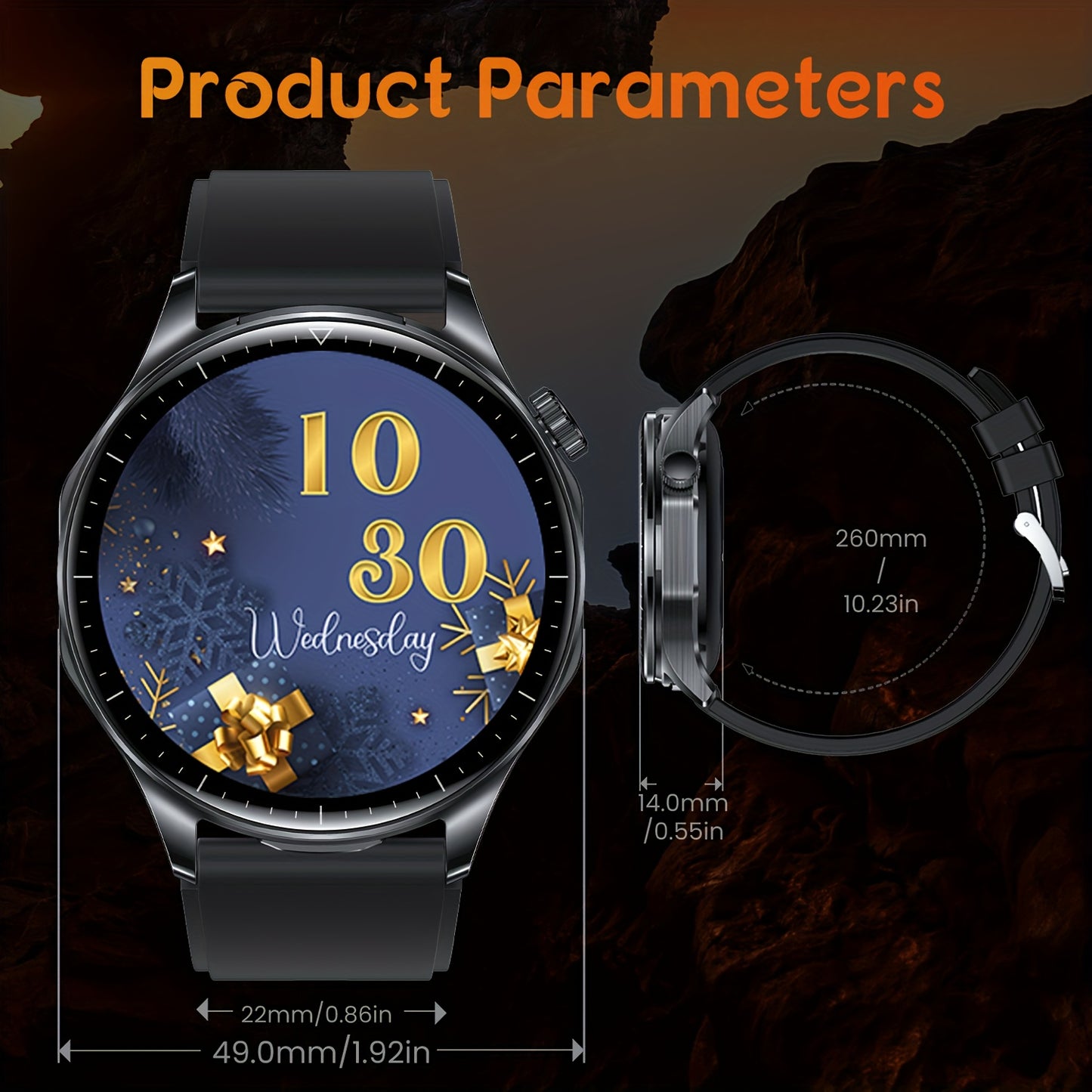 Montre Connectée 2-en-1 TAOPON – Écran AMOLED HD, Appels Sans Fil & Modes Sportifs | Homme & Femme