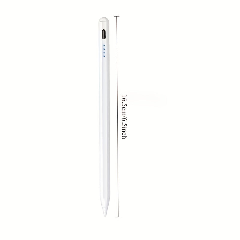 Stylet Tactile Rechargeable USB Haute Precision - Batterie 120mAh Longue Autonomie Blanc