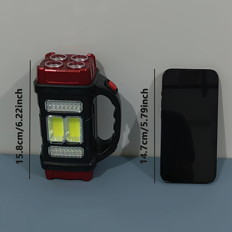 Lanterne de camping solaire à LED multifonctionnelle, lampe de poche - Topdecheztop.fr