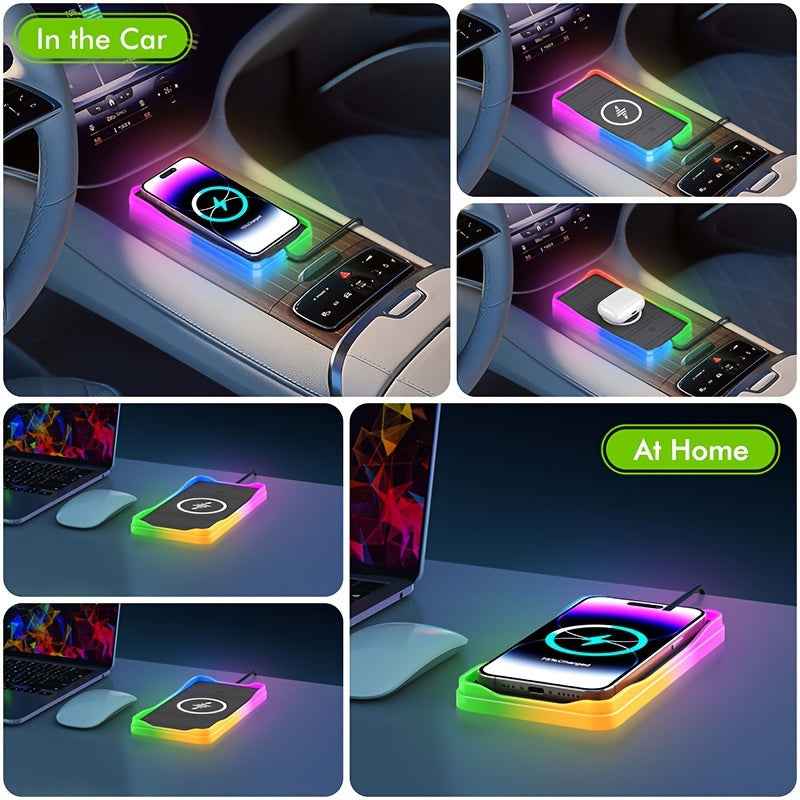 Chargeur sans fil AIREDGER 15 W RGB