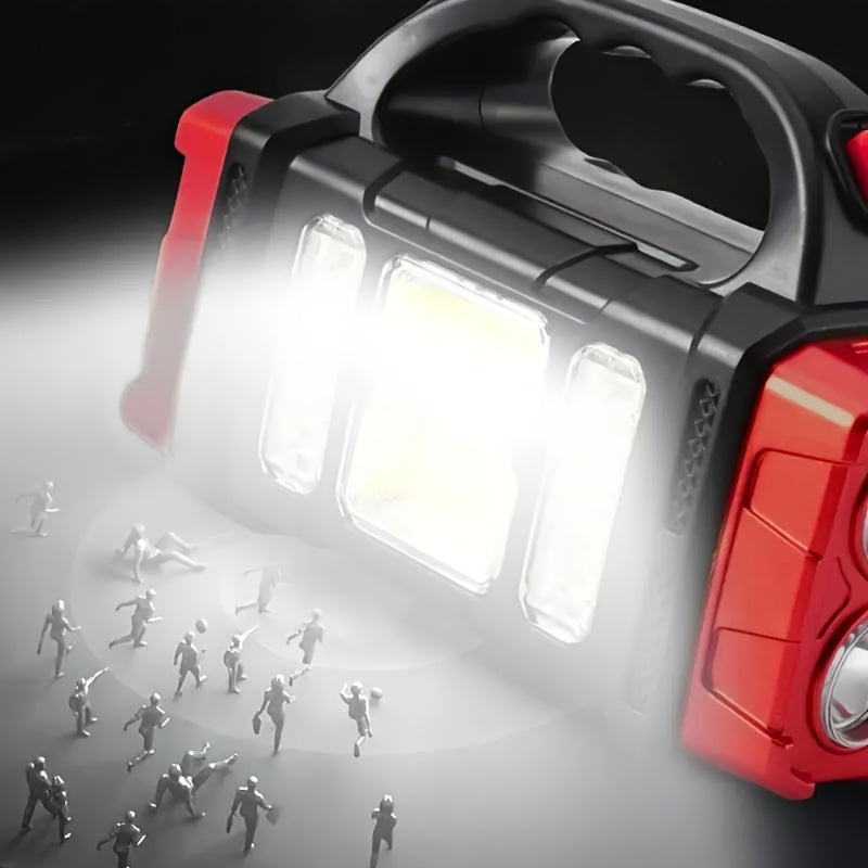 Lanterne de camping solaire à LED multifonctionnelle, lampe de poche - Topdecheztop.fr