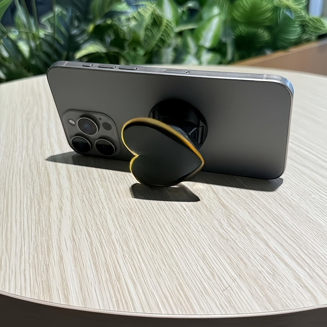 Support Téléphone Forme Cœur – Socle Universel, Design Élégant, 2 Coloris