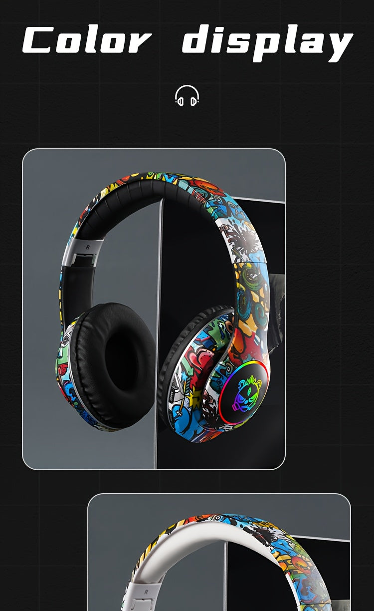 Casque Bluetooth Sans Fil Pliable - Gaming E-Sport Stereo USB-C