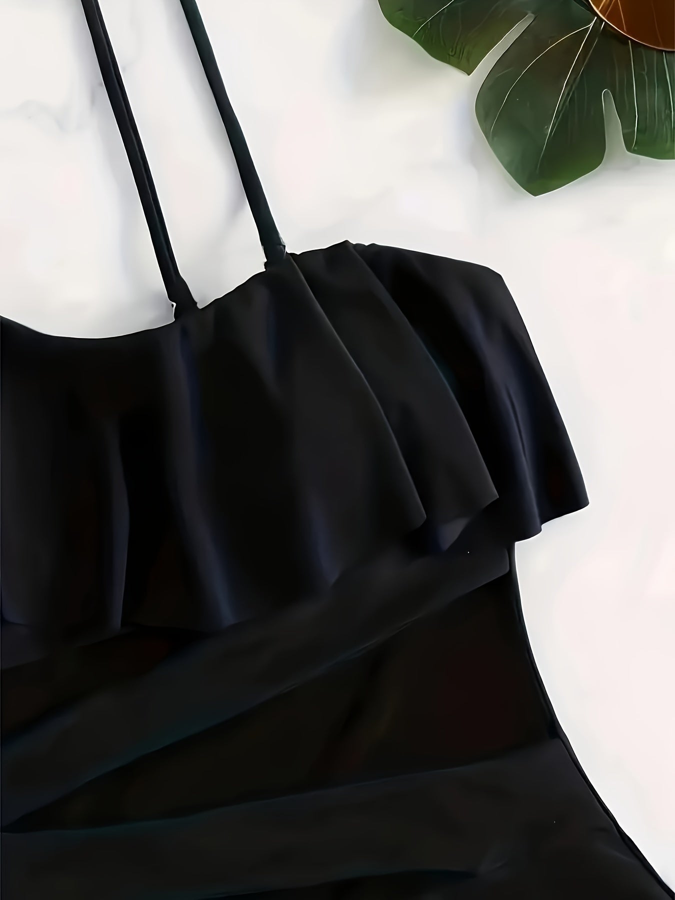 Maillot de Bain Une Pièce Femme – Élégant, Maille Extensible, Une Épaule 👙✨