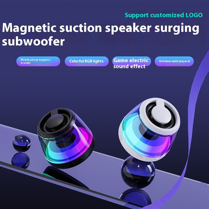 Mini haut-parleur magnétique Bluetooth portable sans fil - Topdecheztop.fr