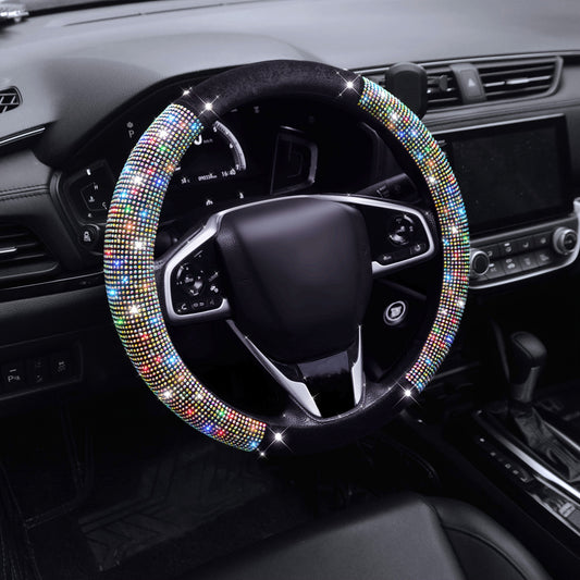 Housse de Volant Ornee de Diamants - Luxe & Confort Universel