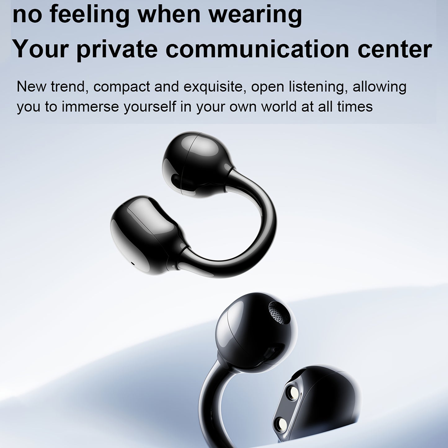 Montre Connectee 2-en-1 avec Ecouteurs Conduction Osseuse - Ecran 2,01 Pouces, Bluetooth 5.3, NFC