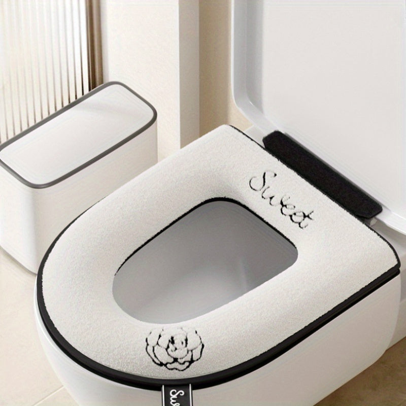 Coussin de Siège de Toilette Universel – Housse Zippée, Polyester, Toutes Saisons
