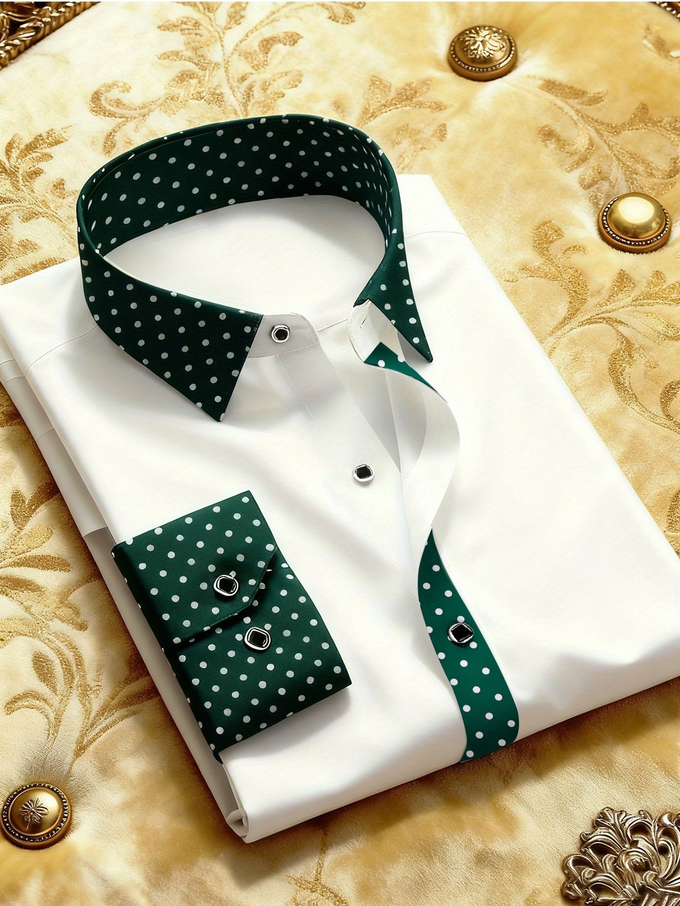 Chemise Homme Manches Longues Col Revers Couleur Unie Coupe Slim 100% Polyester Decontractee - 4 Coloris FR S-XL
