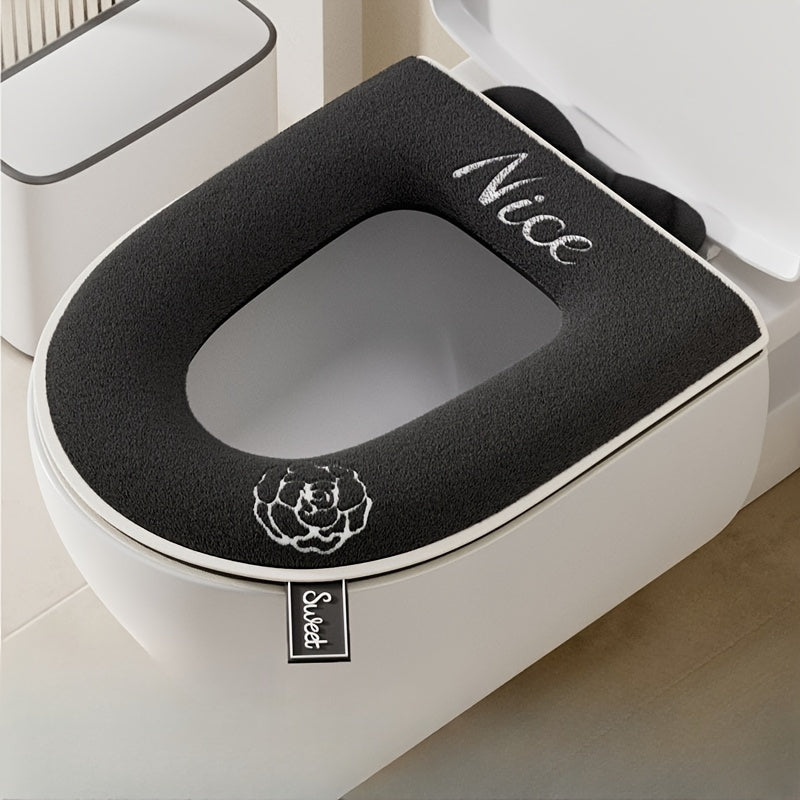 Coussin de Siège de Toilette Universel – Housse Zippée, Polyester, Toutes Saisons