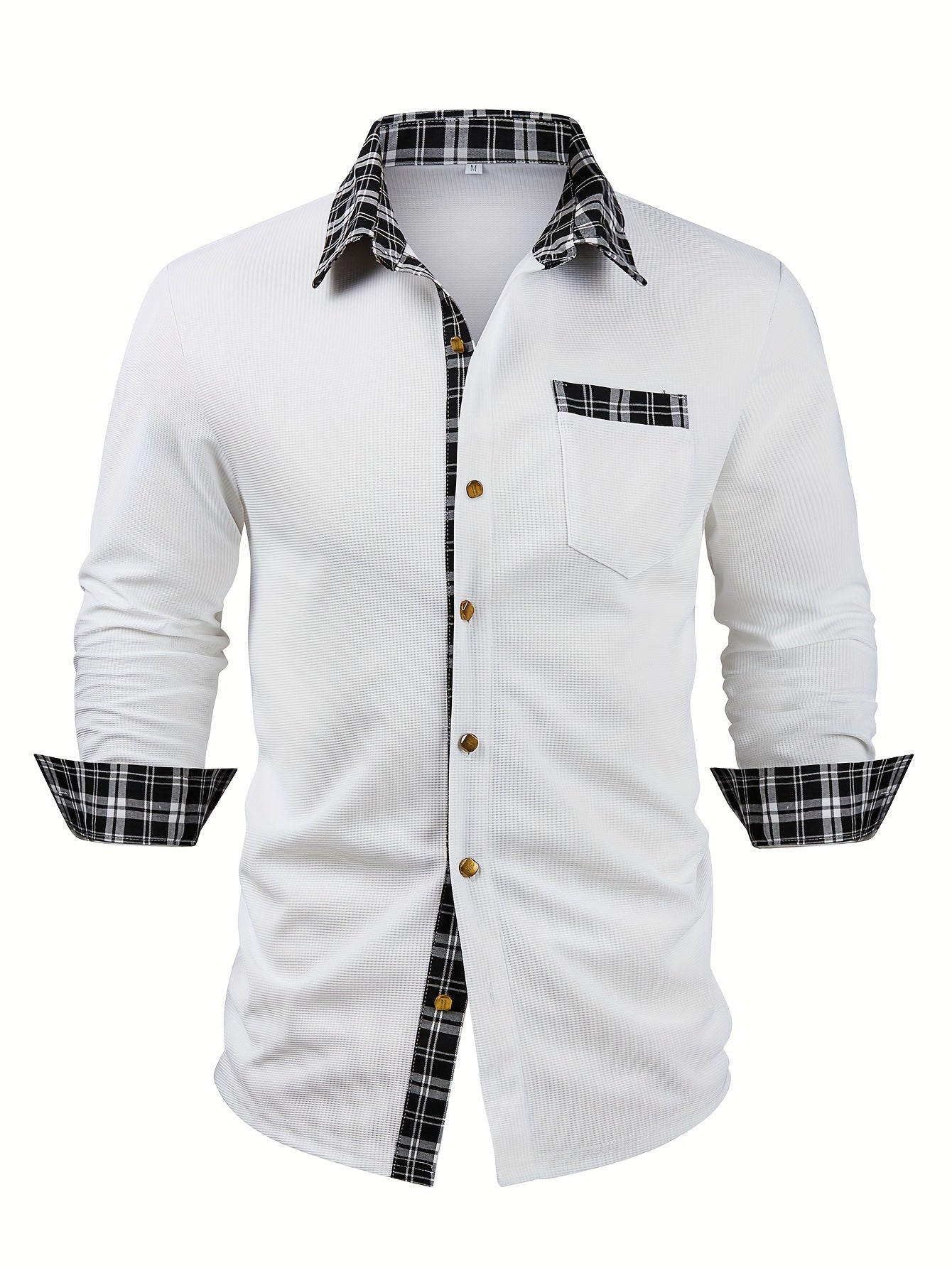 Chemise décontractée à manches longues pour homme - Topdecheztop.fr
