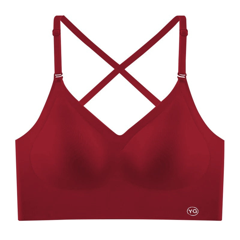 Soutien-gorge push-up dos nu forme U - Bretelles amovibles, coussinets, ideal petites poitrines