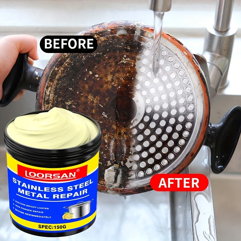 Pate de Reparation Multi-Usages Metaux 150ml - Renovateur Acier Inoxydable Anti-Rouille
