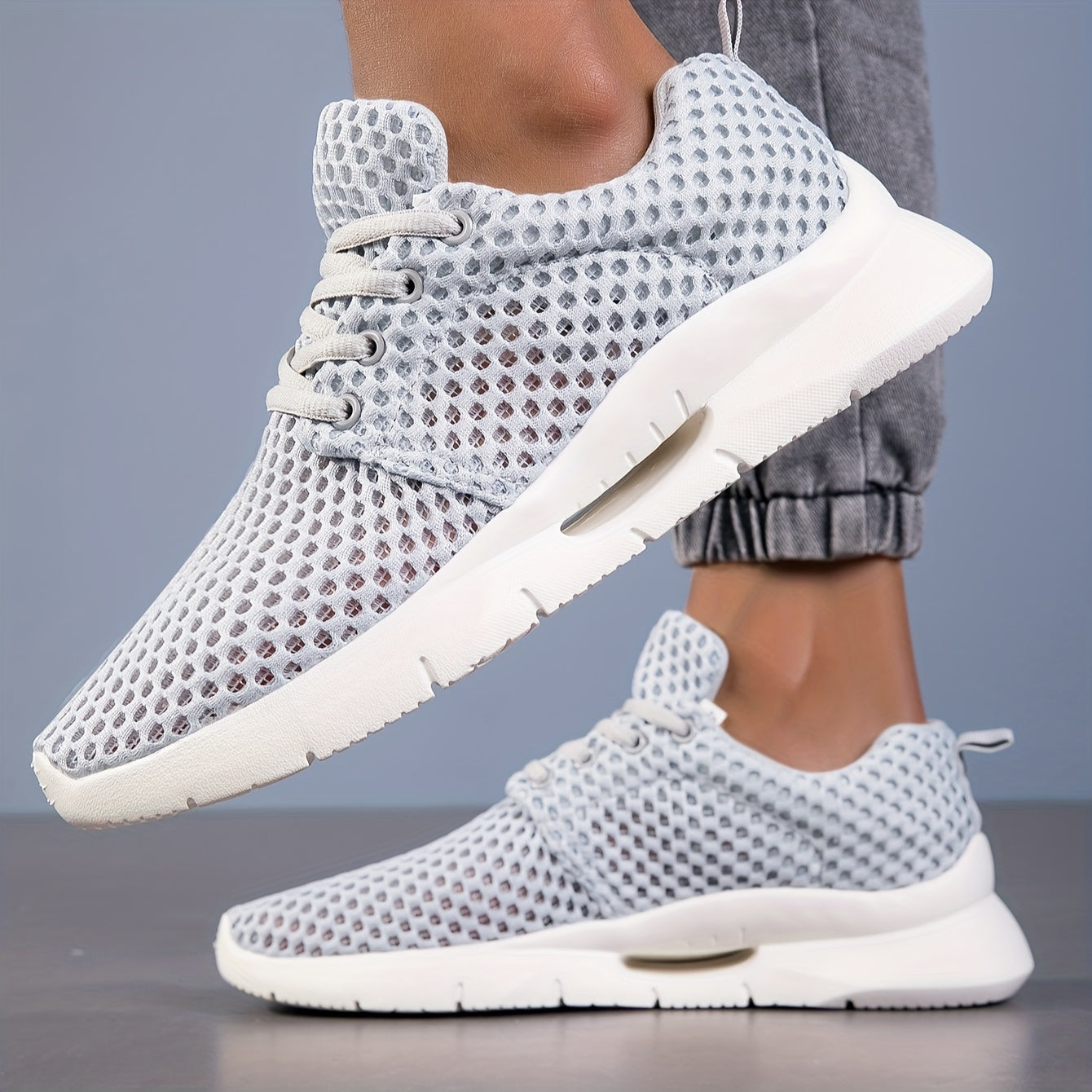 Chaussures de Marche Décontractées Unisexes – Semelle EVA, Lacets, Printemps/Été 👟☀️