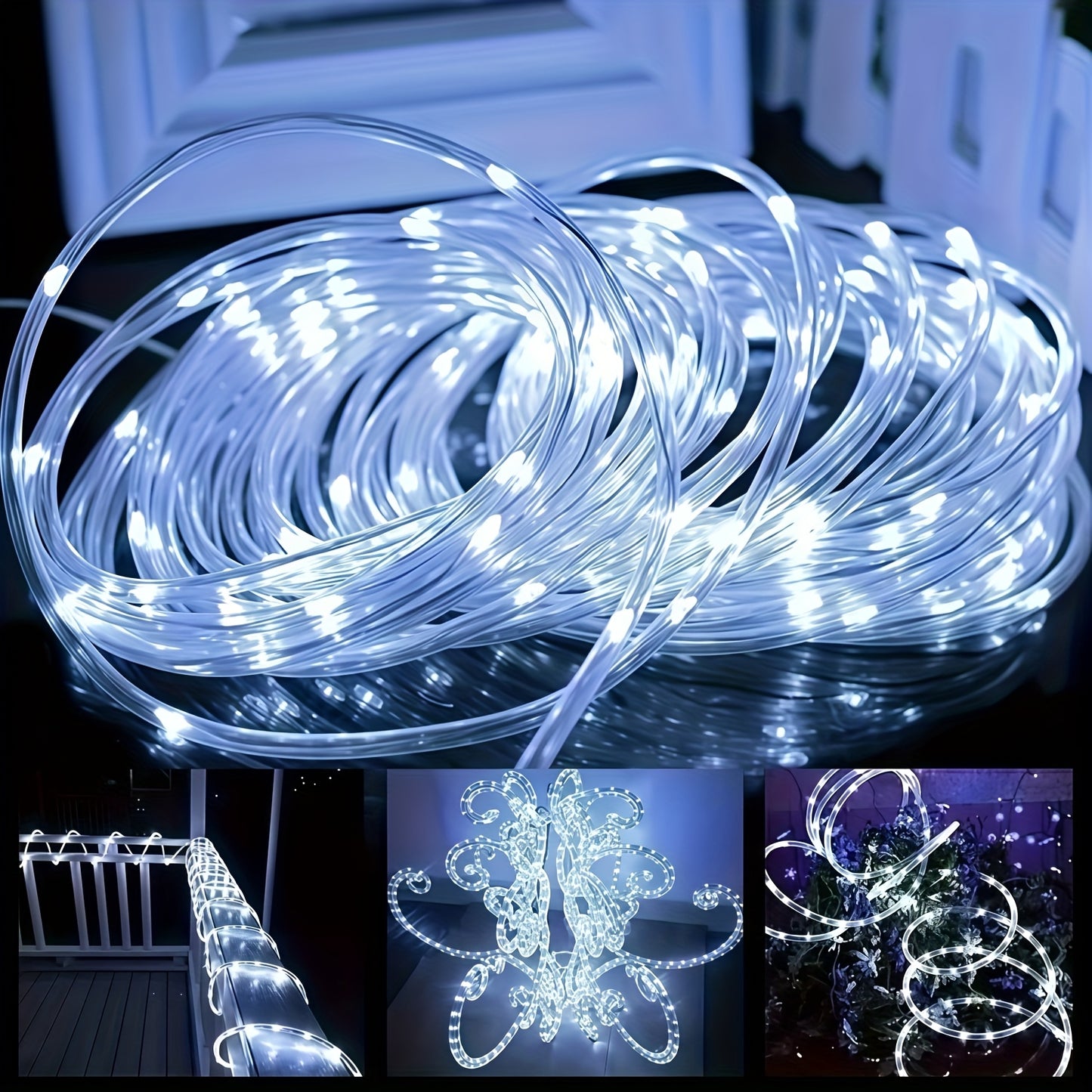 Guirlande Solaire LED - 8 Modes, IPX4, Telecommande, Interieur Exterieur, 50 a 300 LED