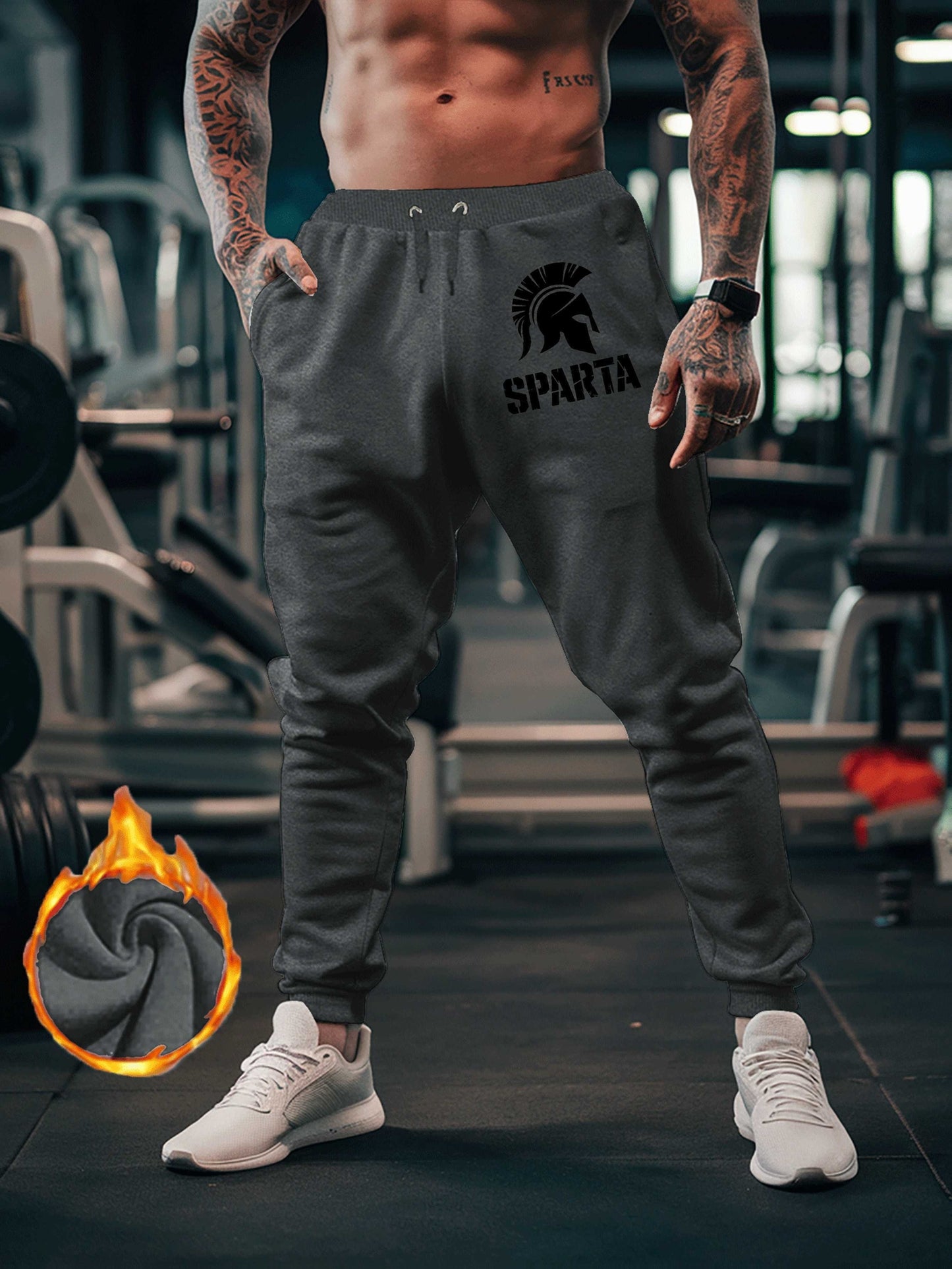 Pantalon Graphique Sparta Soccer Club Homme – 100% Polyester, 12 Coloris, S à XXL