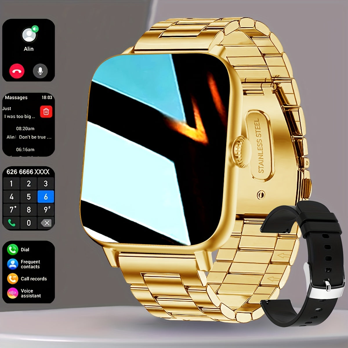 Montre Connectée 1,83” – Appels, Style &  Liberté ⌚🔥