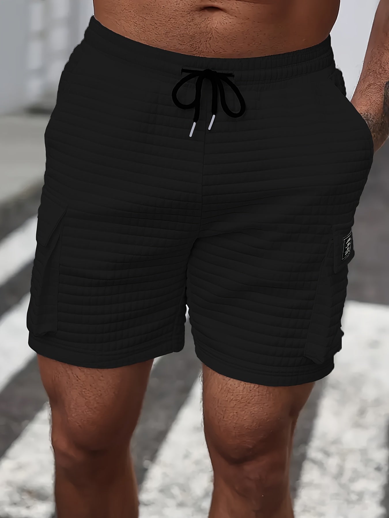 Les shorts décontractés respirants élastiques gaufrés à la mode - Topdecheztop.fr