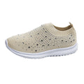 Baskets Chaussettes Strass Femme – Extensibles, Maille Respirante, Toutes Saisons