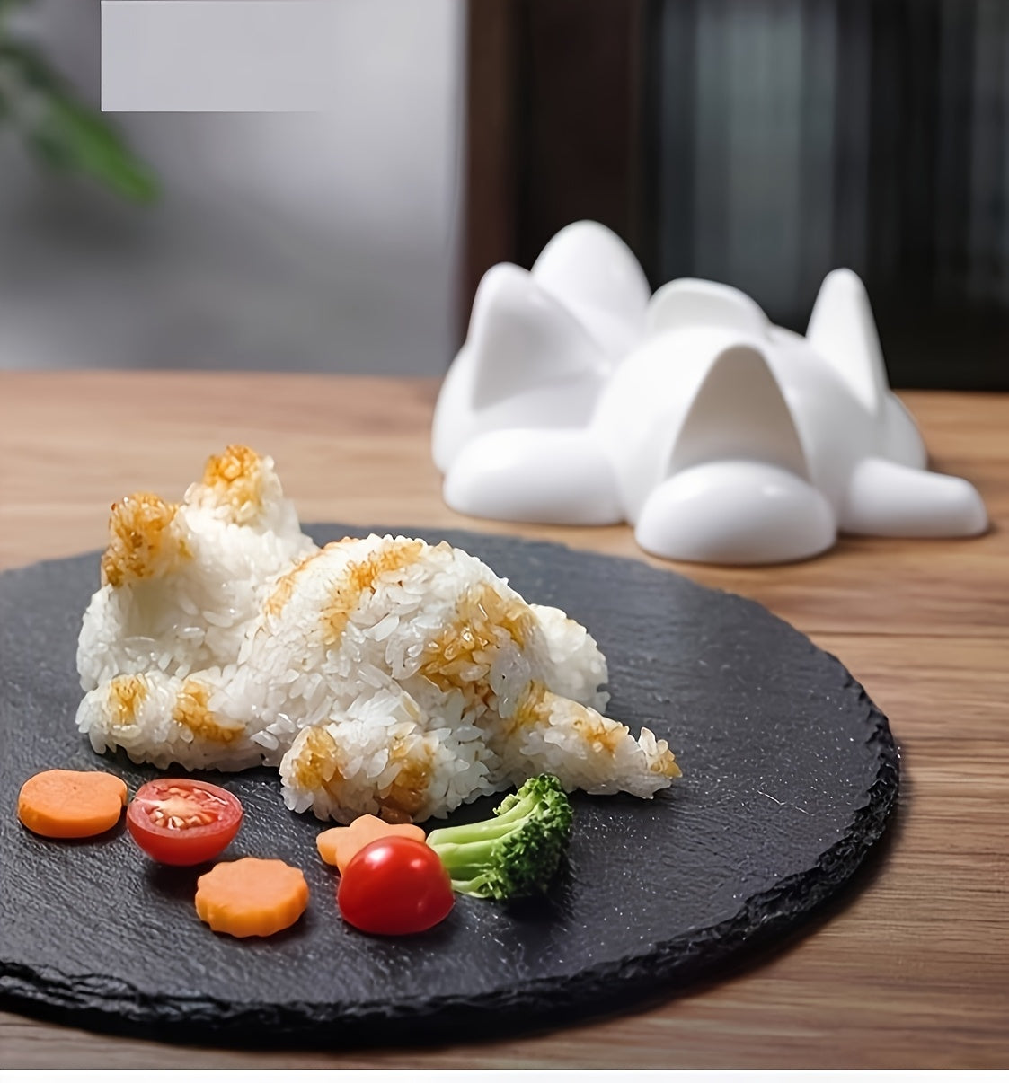 Moule a Boulettes de Riz 200g - Cuisine Asiatique, Bento, Plastique Alimentaire