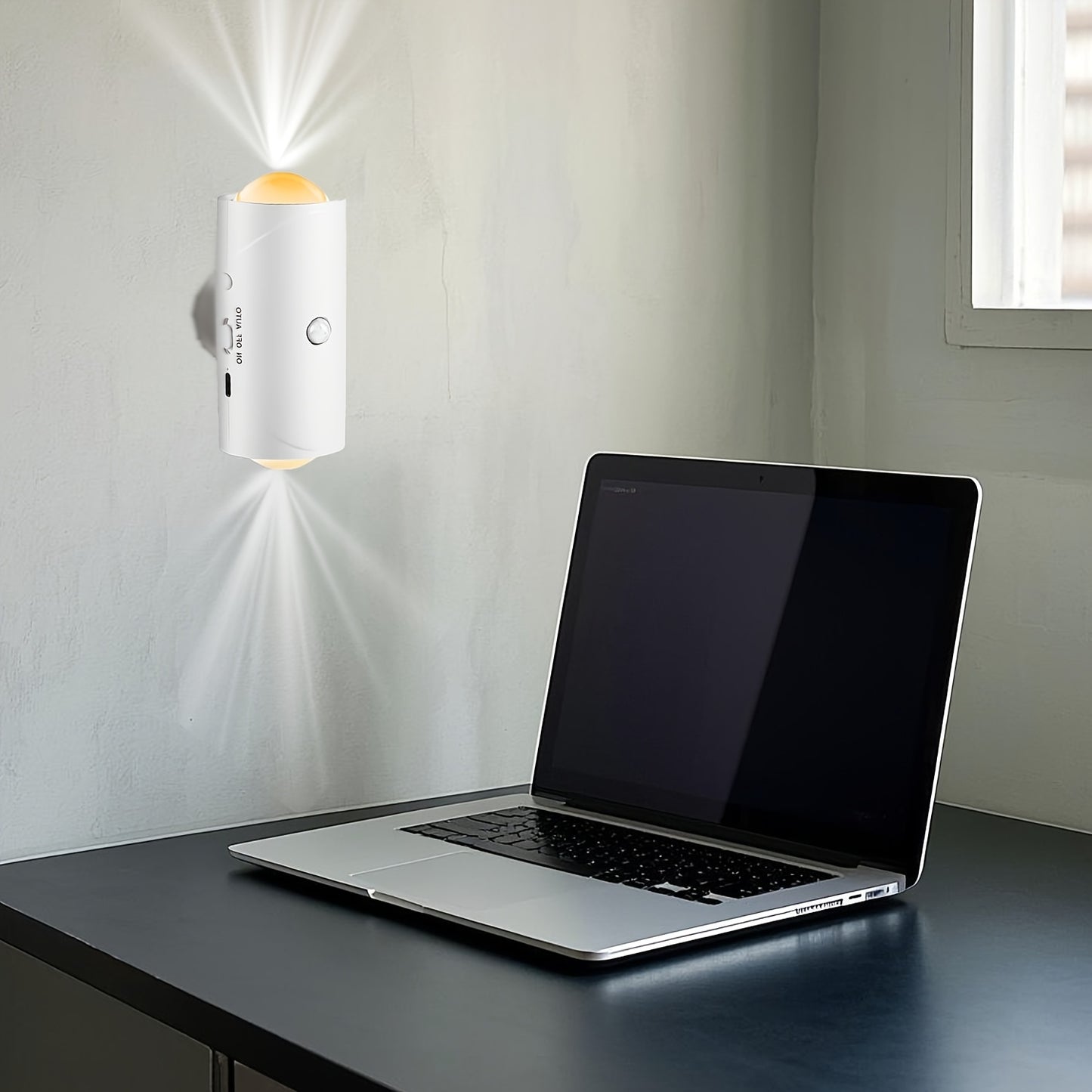 Veilleuse LED avec détecteur de mouvement, 7 couleurs, rechargeable - Topdecheztop.fr