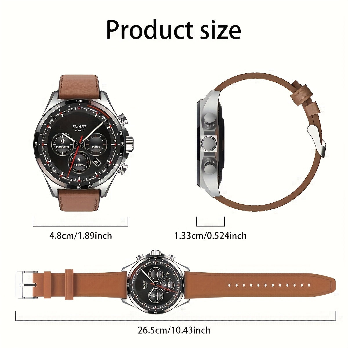 Montre intelligente pour hommes - Topdecheztop.fr