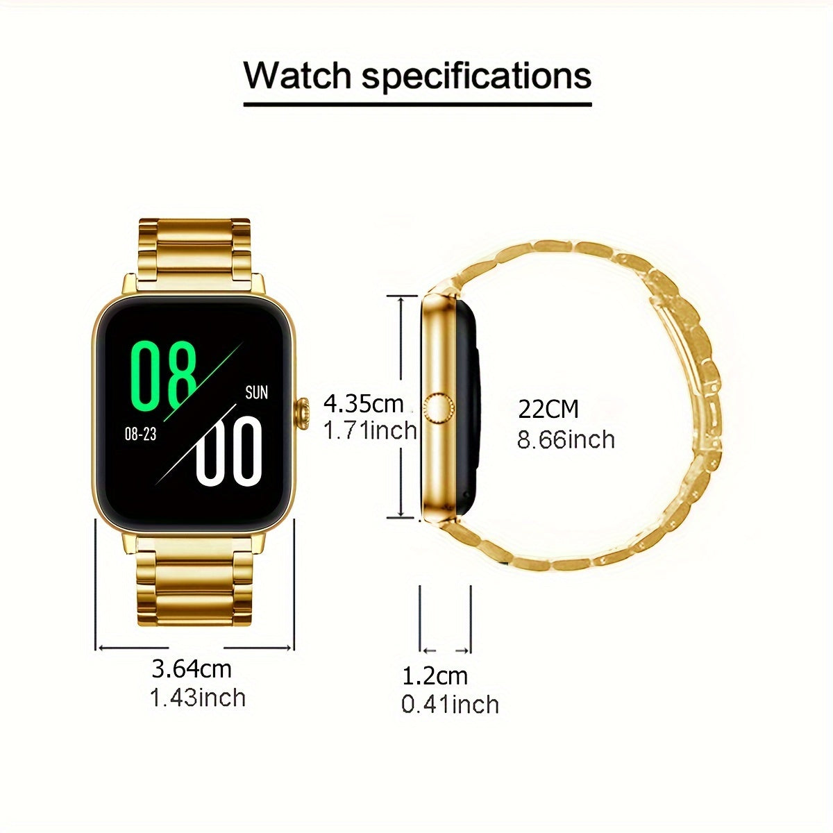 Montre Connectée 1,83” – Appels, Style &  Liberté ⌚🔥