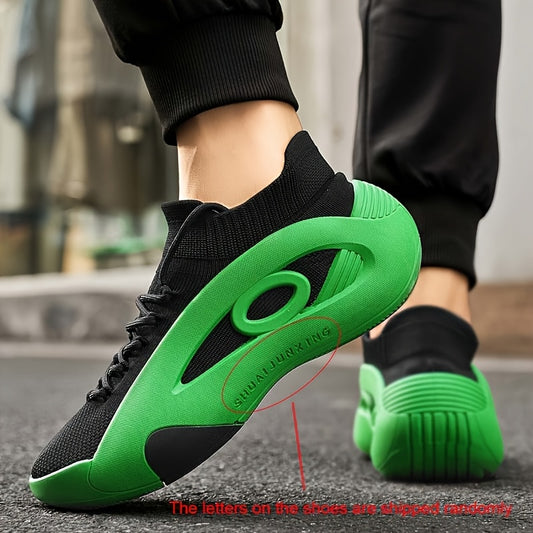 Baskets Basses Legeres Respirantes Homme - Slip-On, Bout Rond, Decontracte, Toute Saison