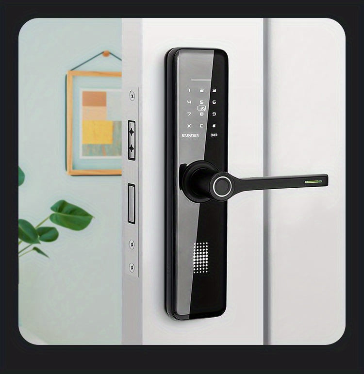 Serrure Connectée SUMUS – Empreinte Digitale, Application Wi-Fi & Clavier | Alliage Aluminium, Résistante aux Chocs