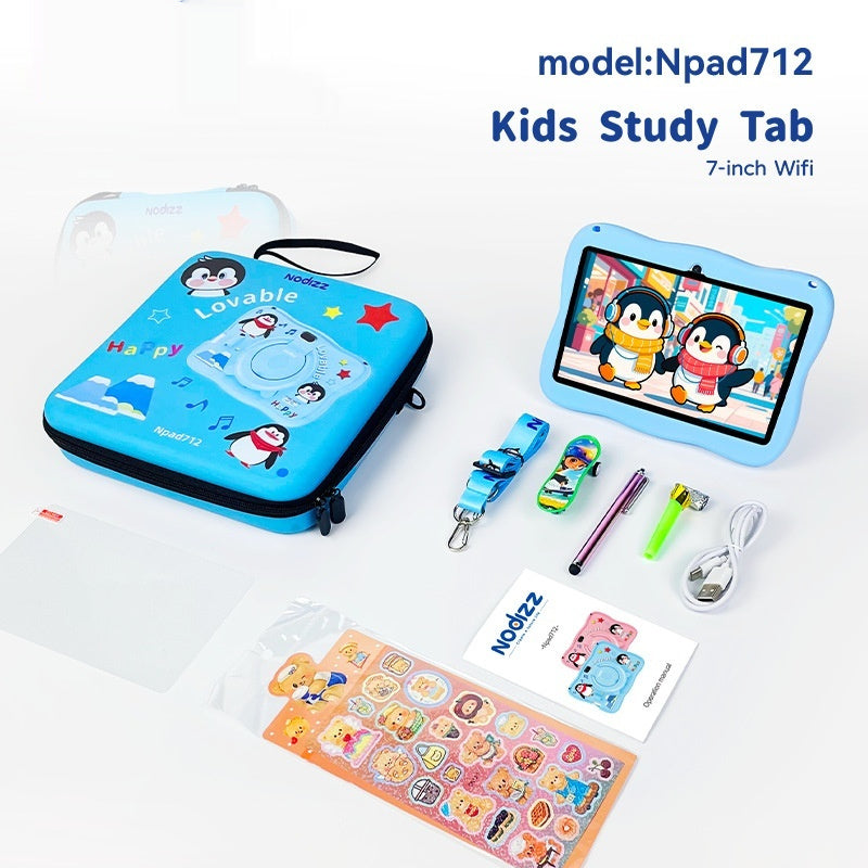 Tablette Enfant 7 Pouces Bluetooth Ecran IPS - Stylet Chargeur Jouet Inclus