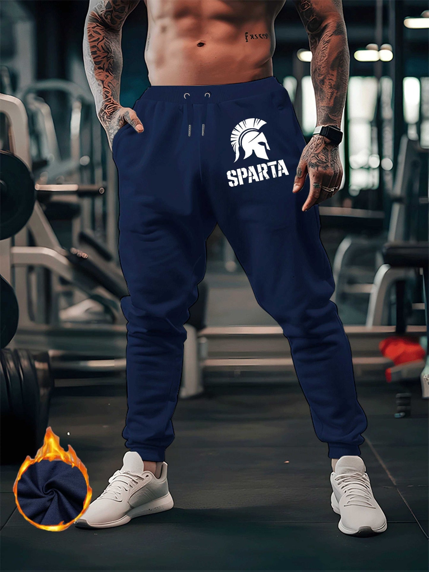 Pantalon Graphique Sparta Soccer Club Homme – 100% Polyester, 12 Coloris, S à XXL