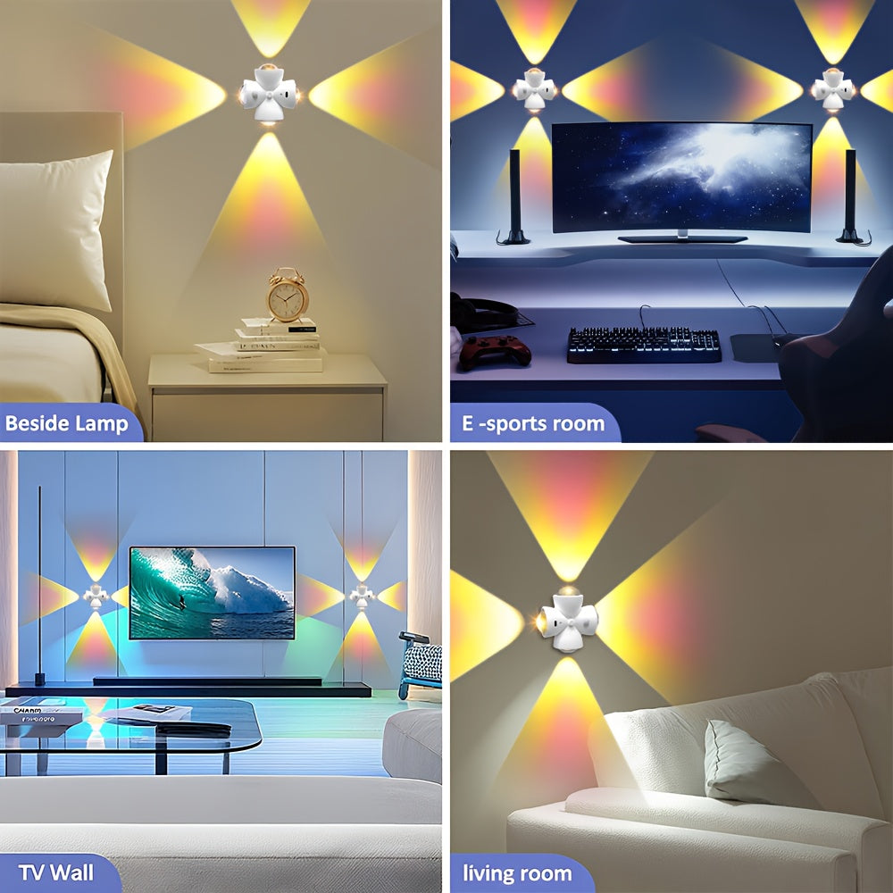 Lot de 2 Veilleuses LED Intelligentes – Détecteur de Mouvement, Rechargeable USB 💡🏠