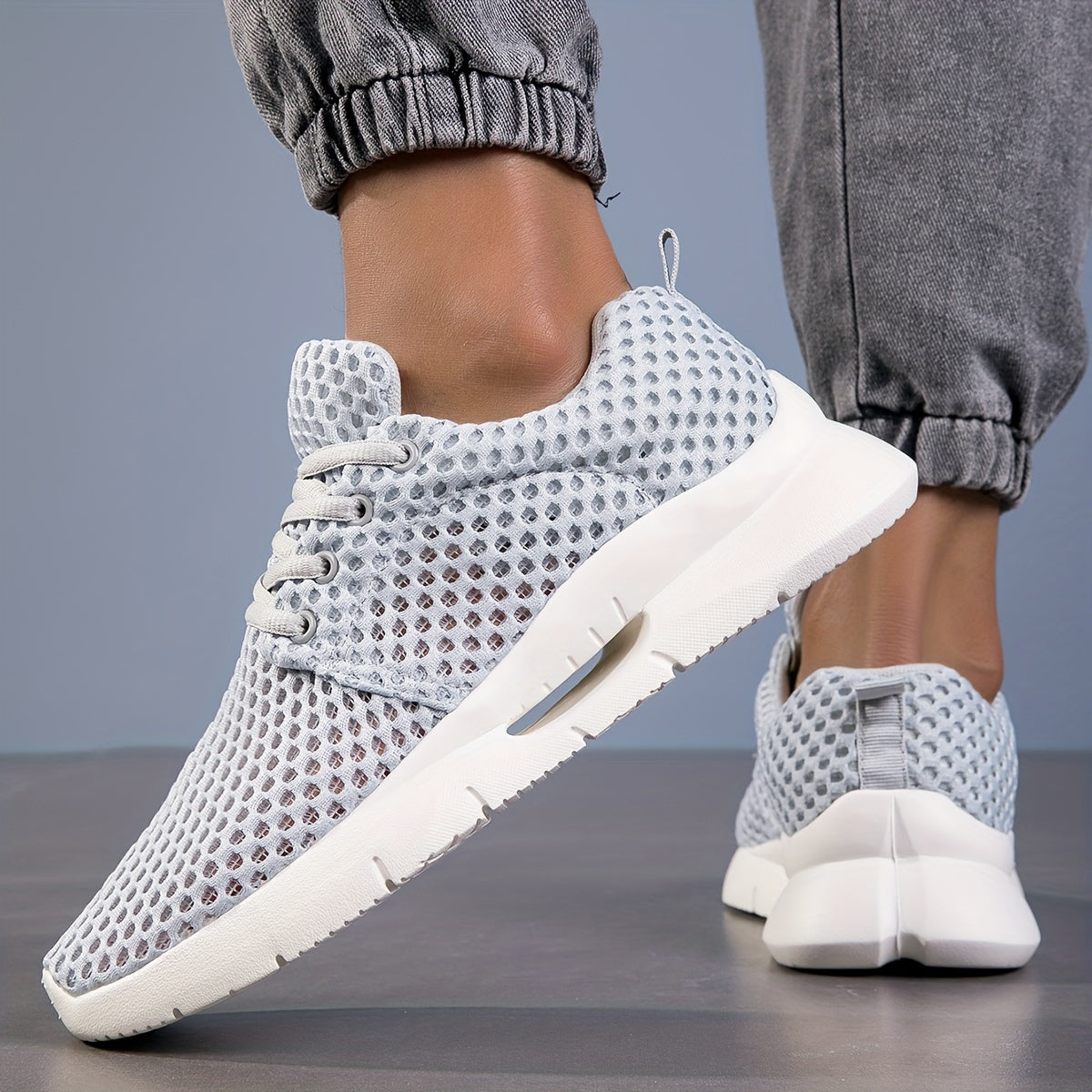 Chaussures de Marche Décontractées Unisexes – Semelle EVA, Lacets, Printemps/Été 👟☀️