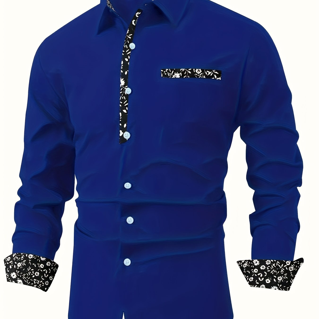 Chemise décontractée à manches longues pour homme - Topdecheztop.fr