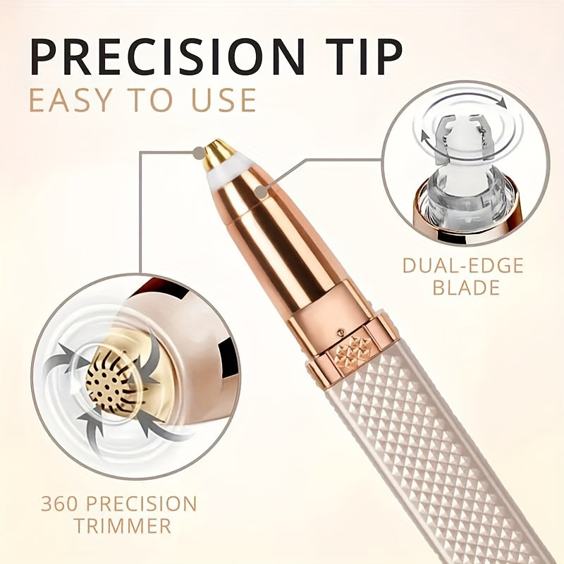 Tondeuse Sourcils et Epilateur Facial 2 en 1 - Rechargeable USB, 3 Coloris