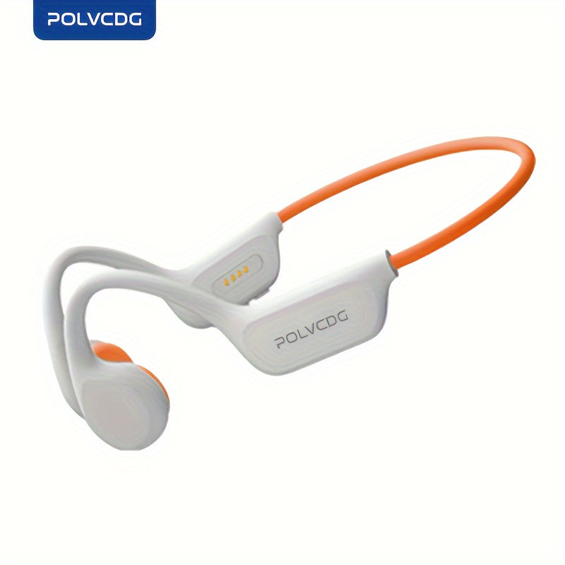 Ecouteurs Conduction Osseuse POLVCDG X7 Sport IPX8 32Go - 10h Natation Course Cyclisme
