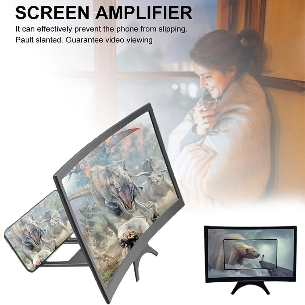 Loupe Ecran Smartphone Acrylique HD Pliable - Protection Lumiere Bleue, Antireflet, Compatible Smartphones et Tablettes