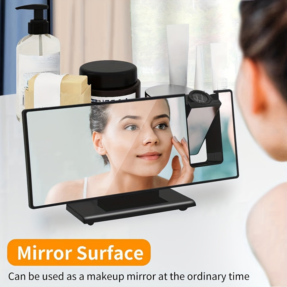 1 réveil NieNie rotatif à 180° avec projection et surface miroir, affichage LED - Topdecheztop.fr