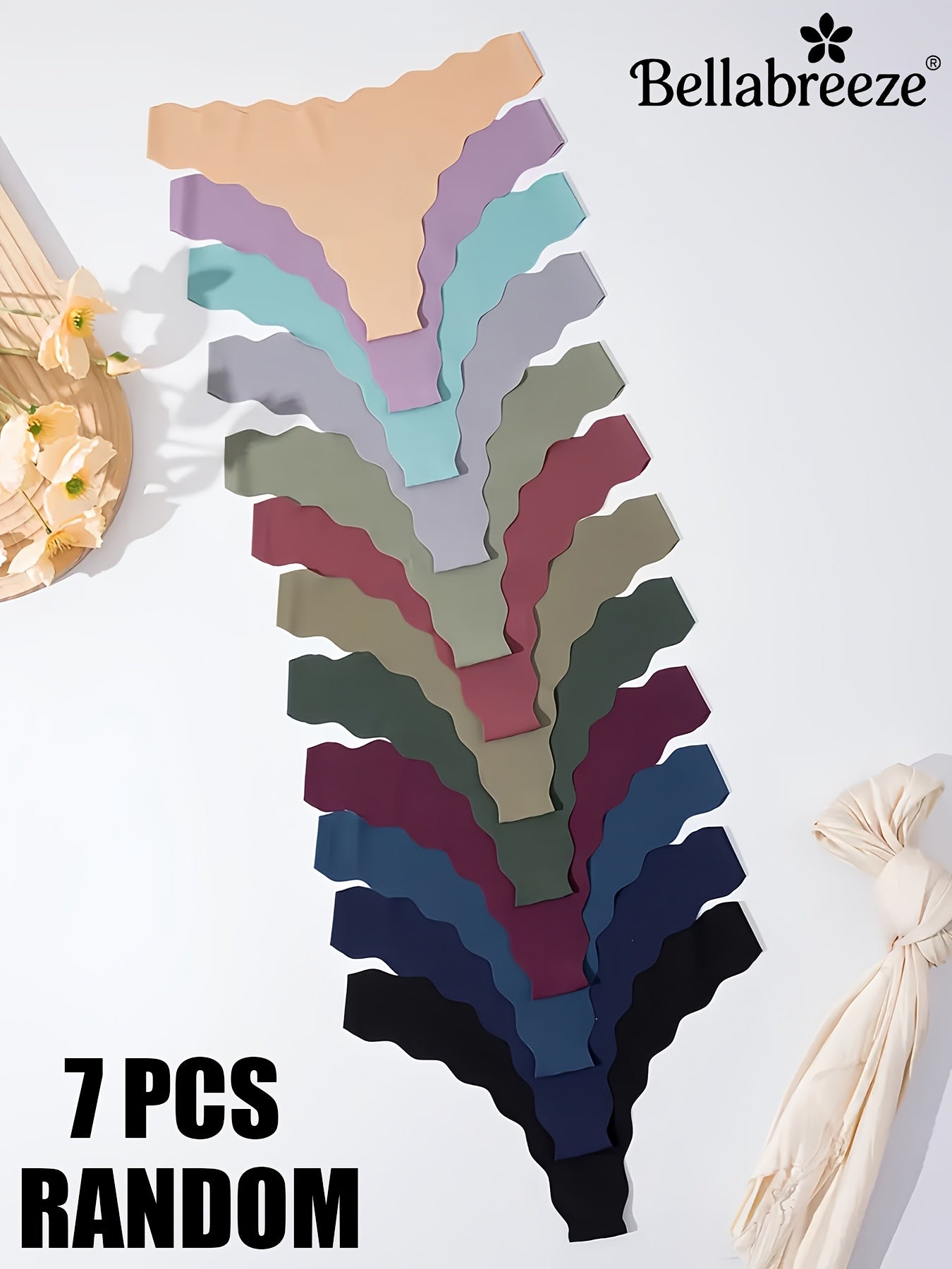 Lot de 7 Strings Sans Coutures Femme Taille Basse - Invisible & Sexy