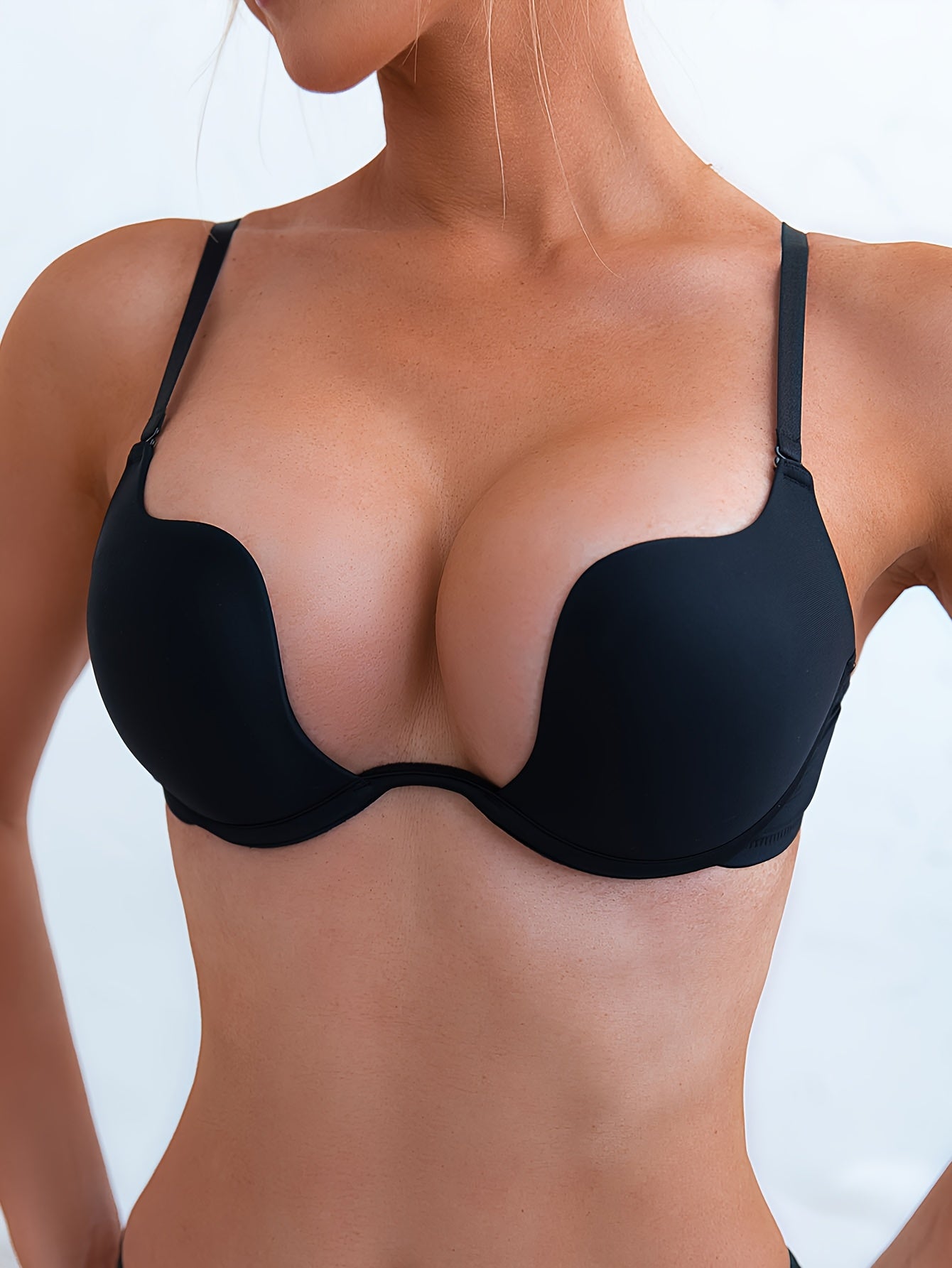 Soutien-Gorge a Armatures Femme - Bretelles Croisees, Maintien Eleve, Confort Invisible