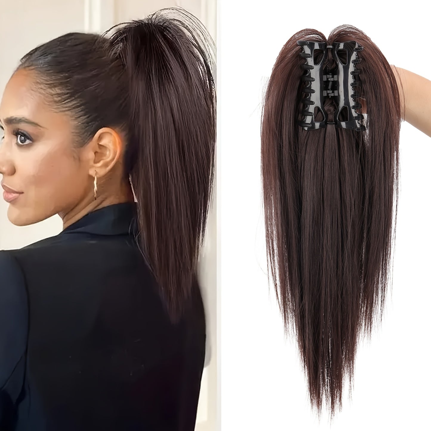 Perruque , queue de cheval  pour femme - Cheveux synthétiques - Topdecheztop.fr