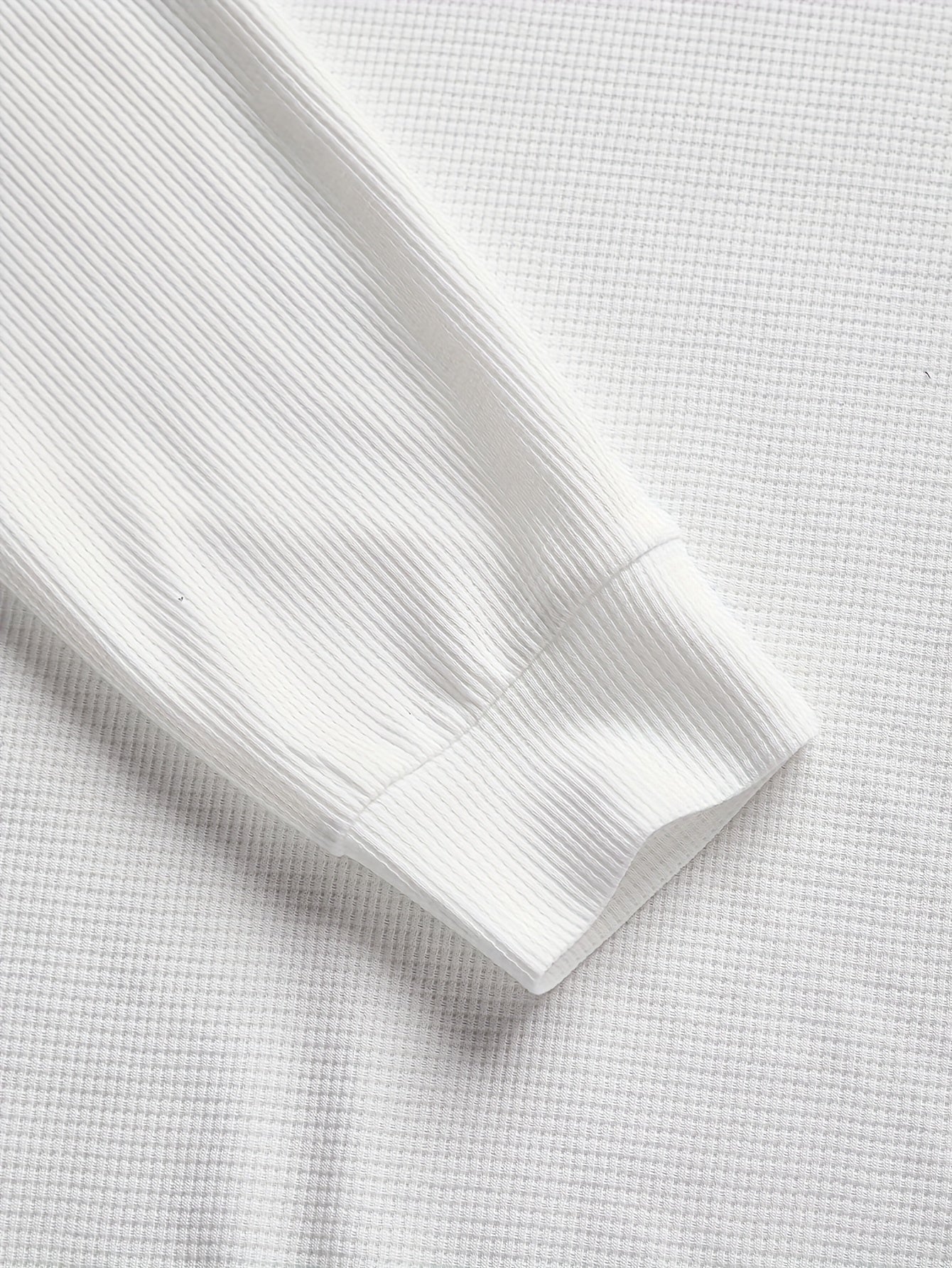 Sweat-shirt décontracté en tricot gaufré pour homme - Topdecheztop.fr