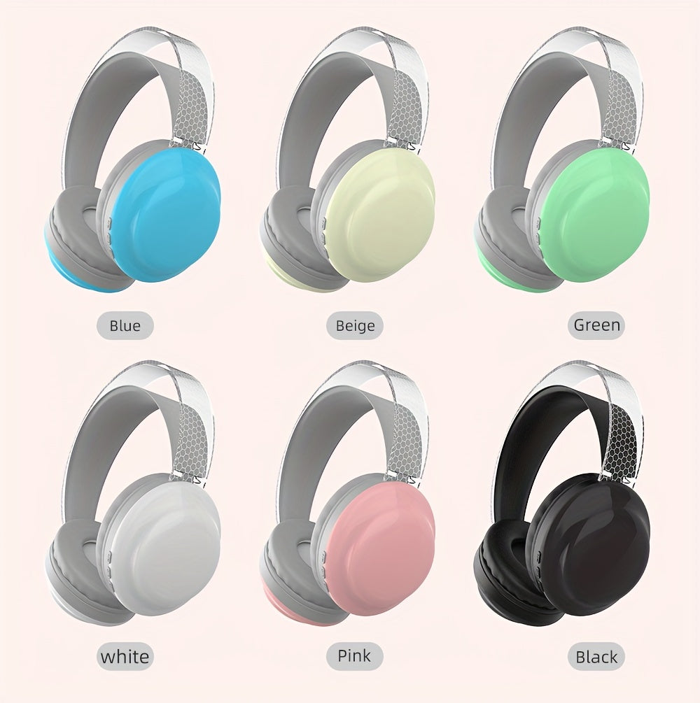 Casque Sans Fil Bluetooth 5.3 – Léger, Micro Intégré, Lumières LED & Batterie 360mAh | 5 Coloris