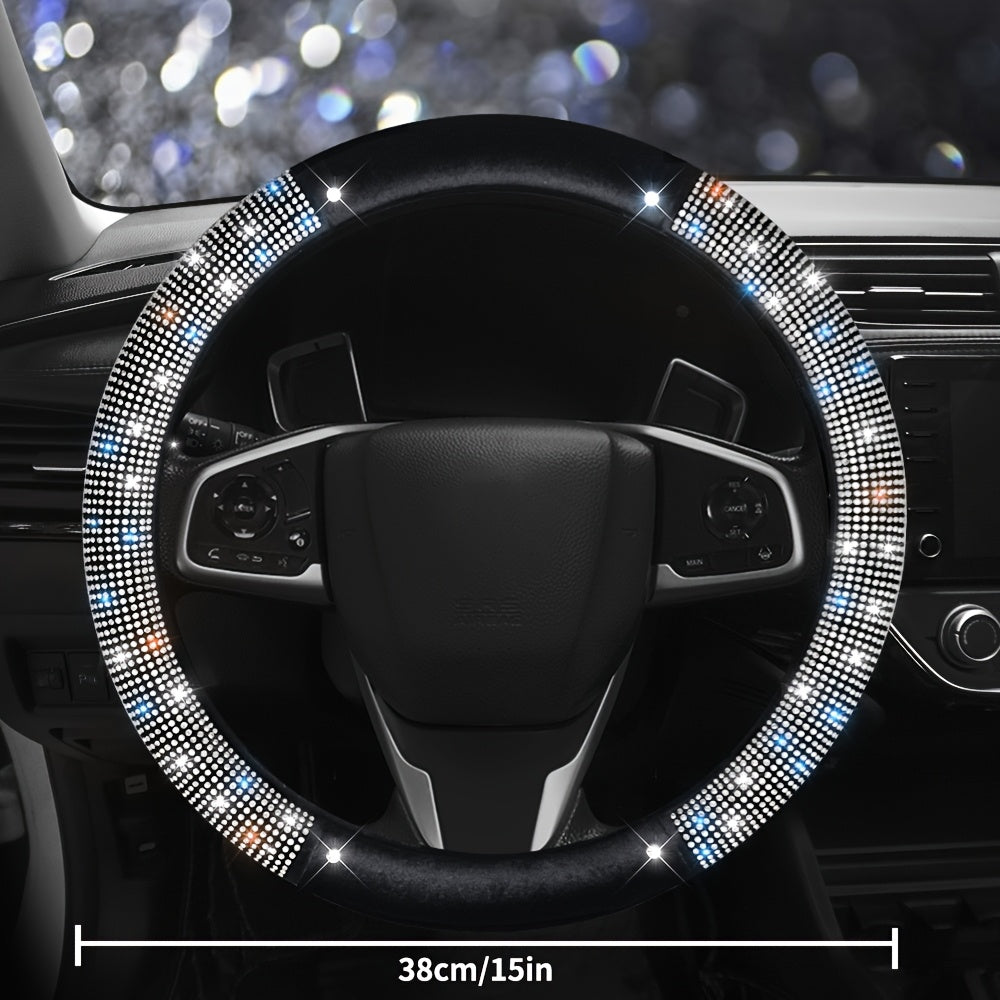 Housse de Volant Ornee de Diamants - Luxe & Confort Universel